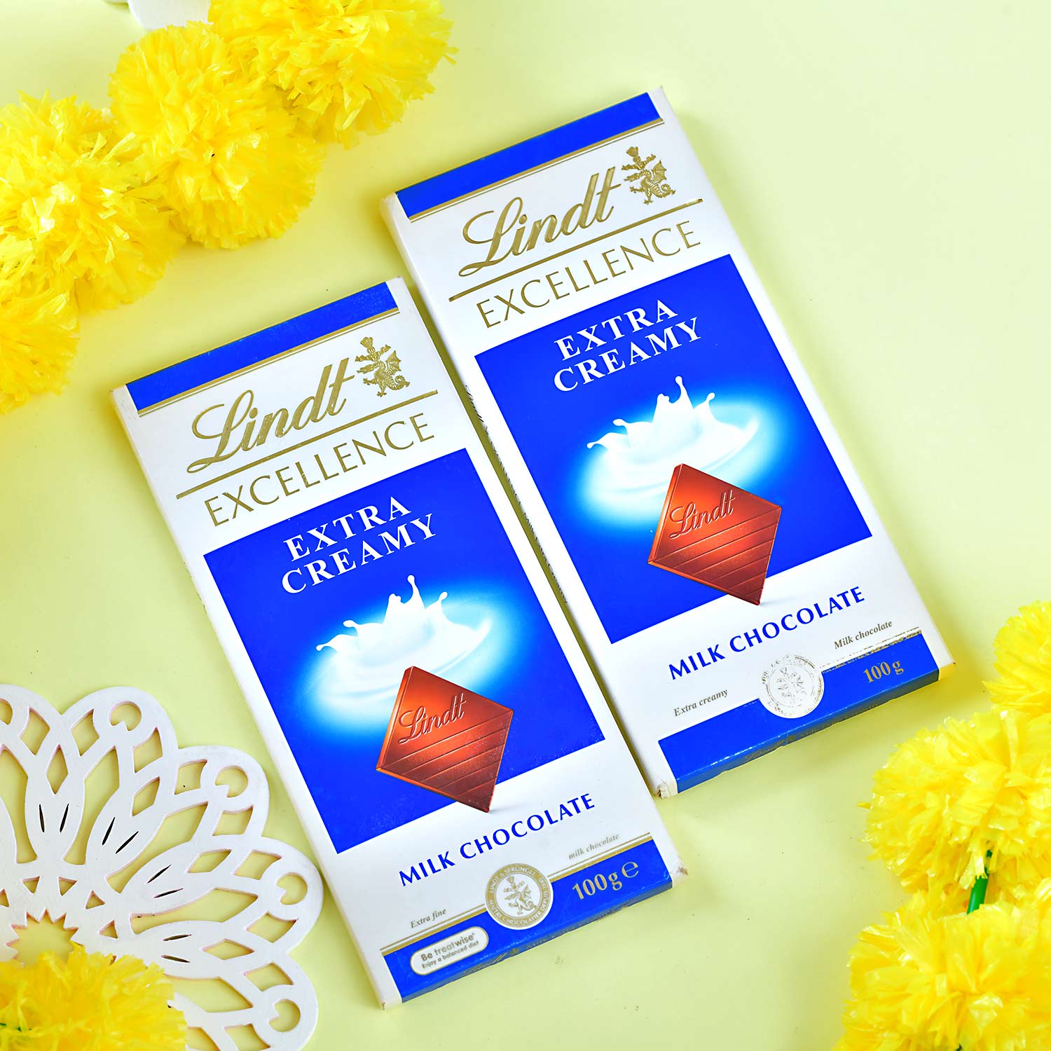 Bhaidooj Kalava With 2 Lindt Chocolate Bars