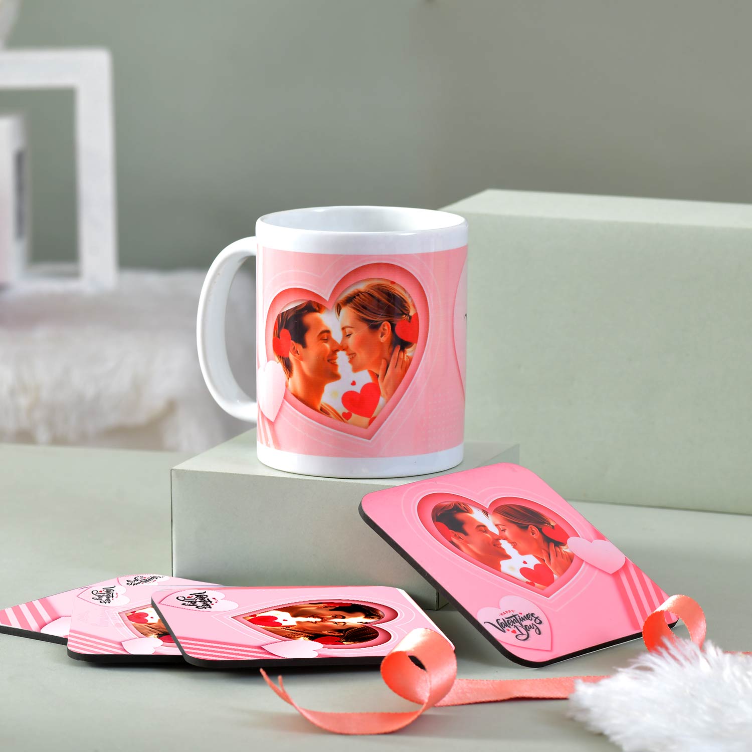 Personalized Hamper of Mug & Tea Coaster