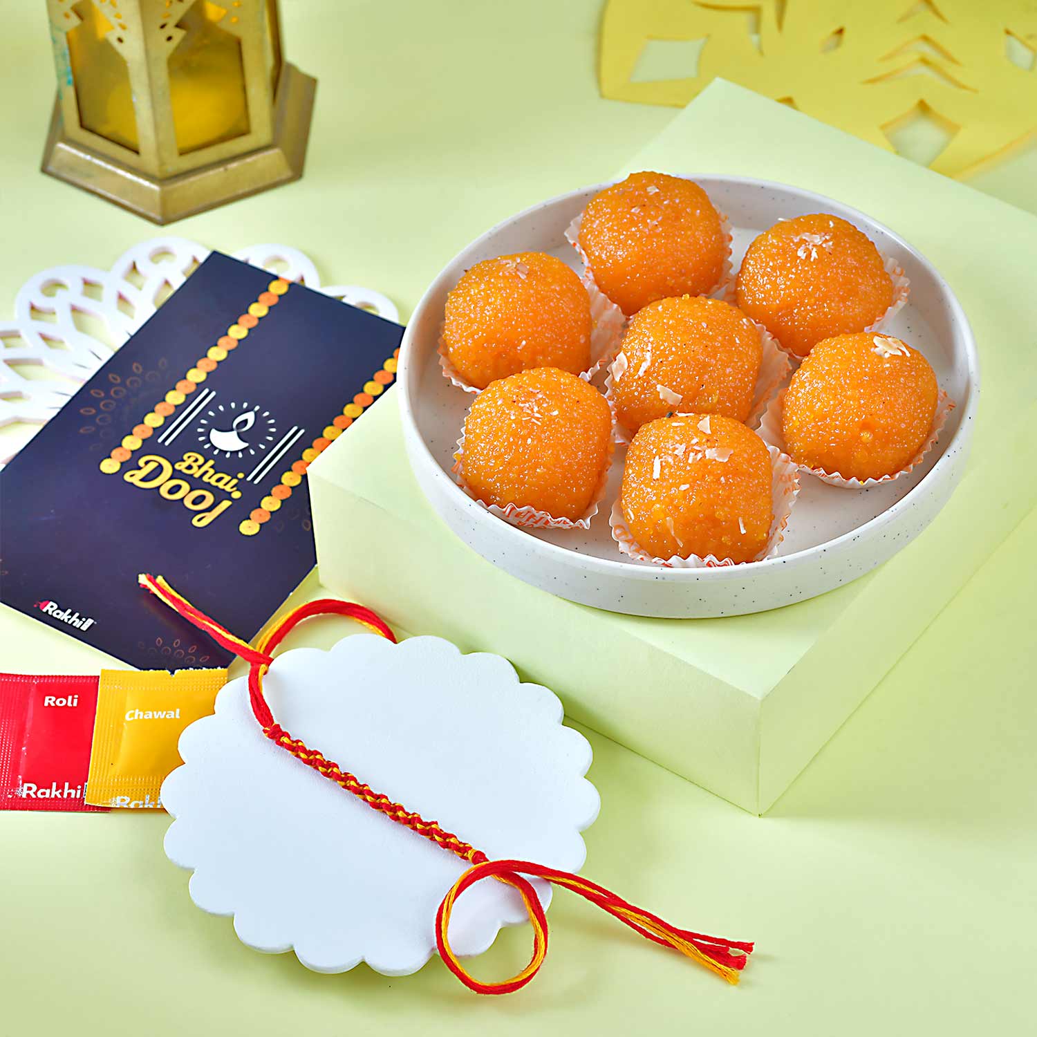Bhaidooj Celebration With Motichoor Laddu