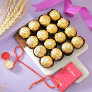 Bhaidooj Thread with Ferrero Rocher