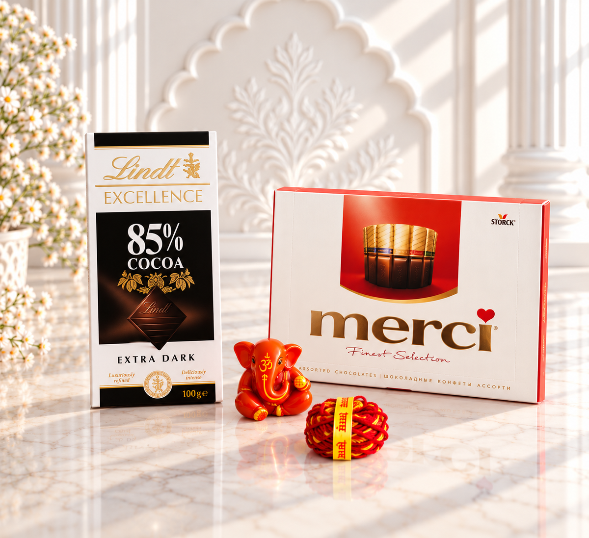 Ganesha Bhaidooj Hamper Of Premium Chocolates