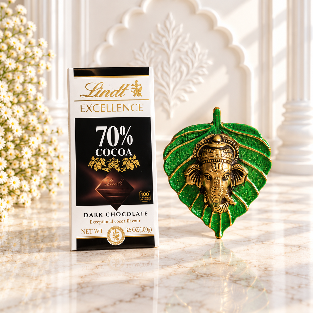 Ganesha Blessings With Lindt Chocolate