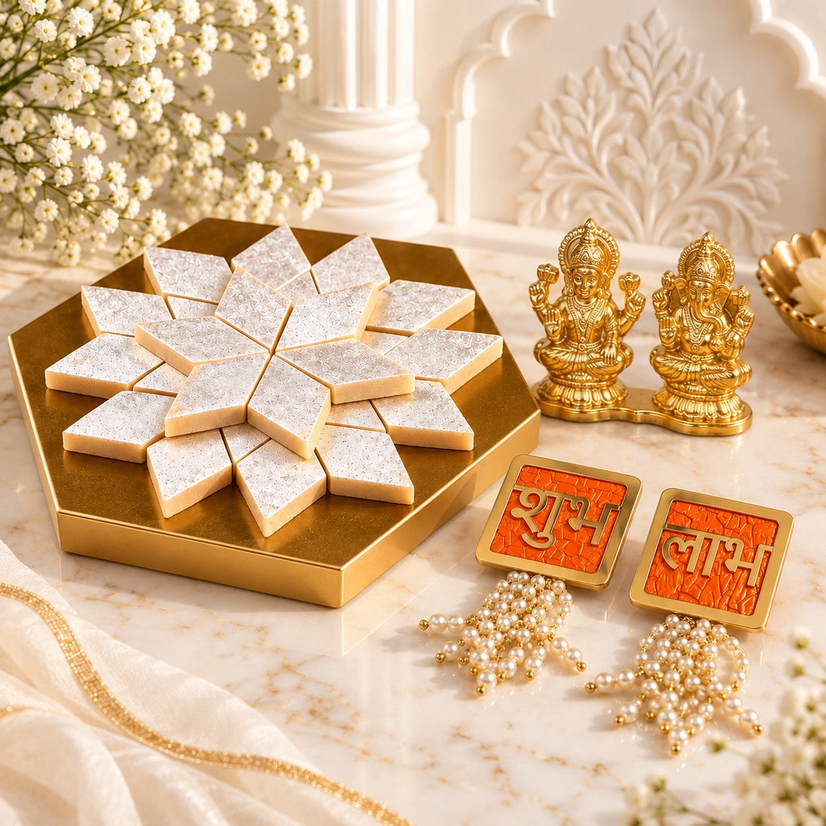 Diwali Hamper Of Laxmi Ganesh & Shubh-Labh