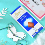 Rangoli Rakhi With Lindt Chocolate