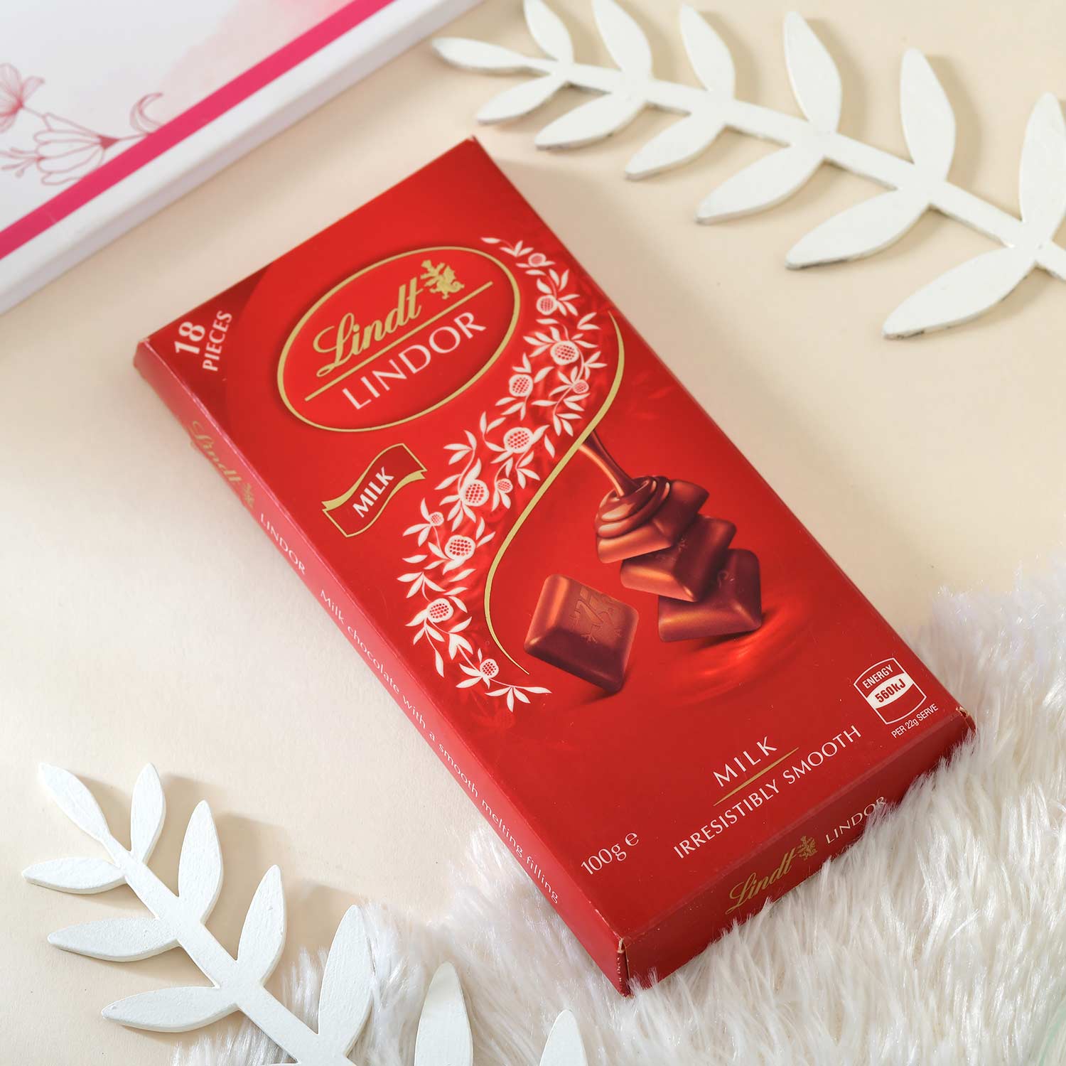 Beautiful Rangoli Rakhi With Lindt Lindor Bar