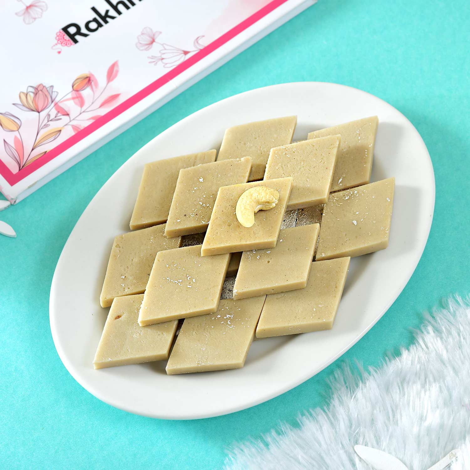 Evil-Eye Protection Rakhi With Sweets