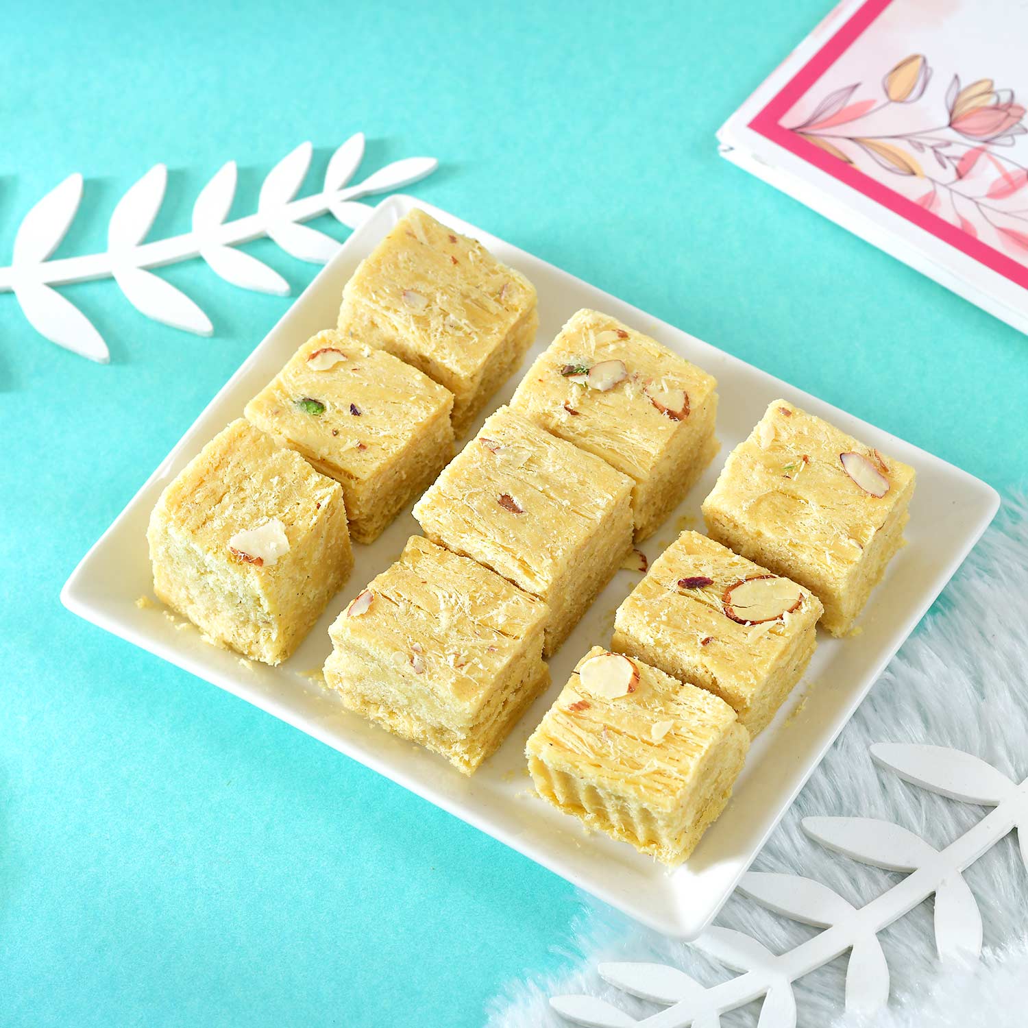 Blessings Khanda Sahib Rakhi With Sweets & Nuts