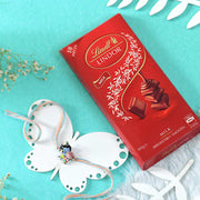 Cute Kid's Krishna Rakhi With Lindt Lindor Chocolate