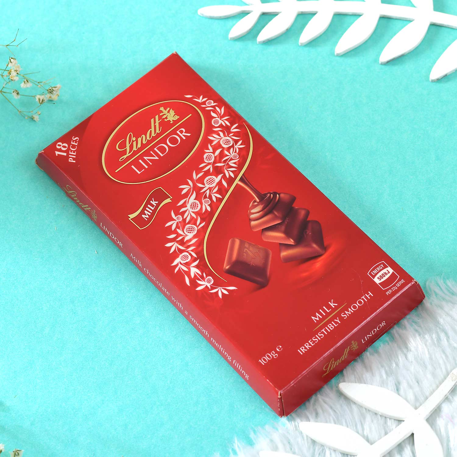 Cute Kid's Krishna Rakhi With Lindt Lindor Chocolate