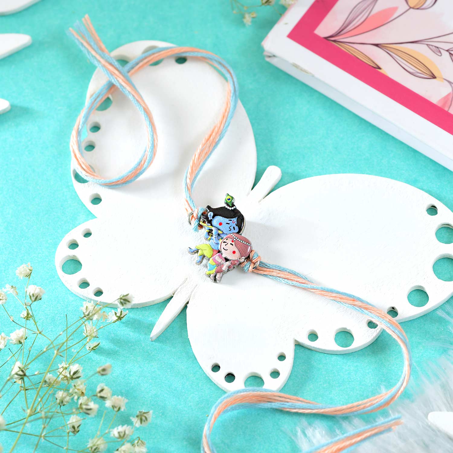 Cute Kid's Radha-Krishna Rakhi