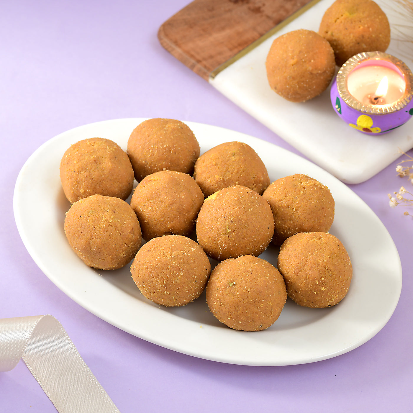 Moli Rakhi With Besan Laddu