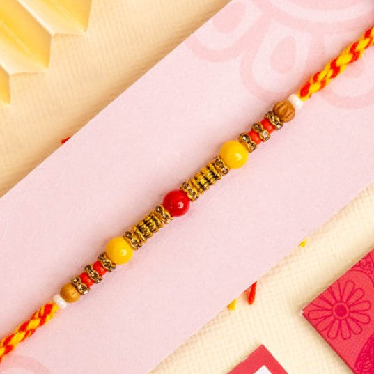 Traditional Fancy Beads Rakhi