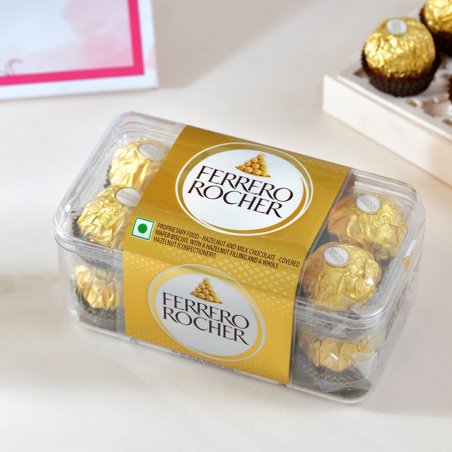 2 Cosmic Flowers Rakhi With Ferrero Rocher