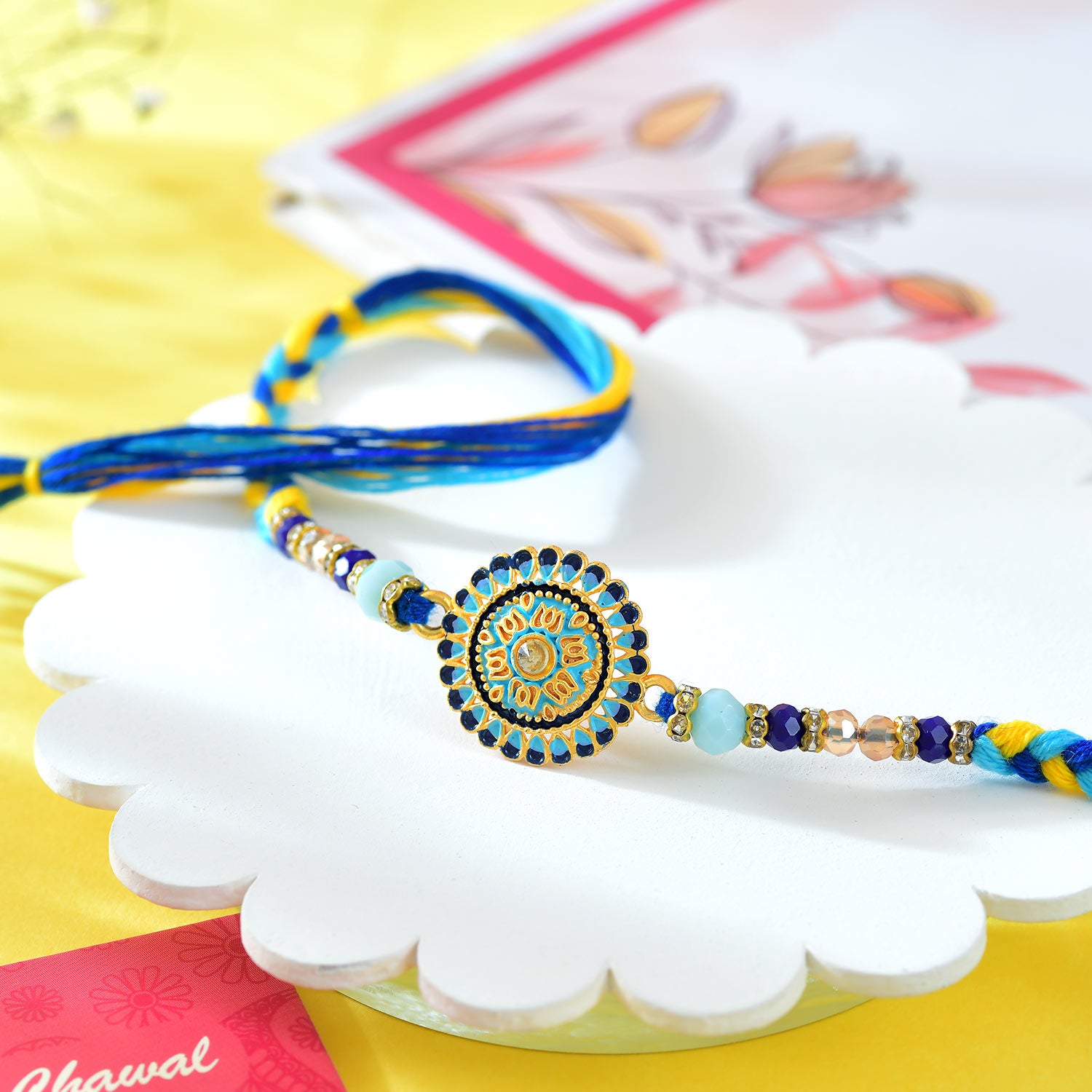 Royal Raja Rani Rakhi Set