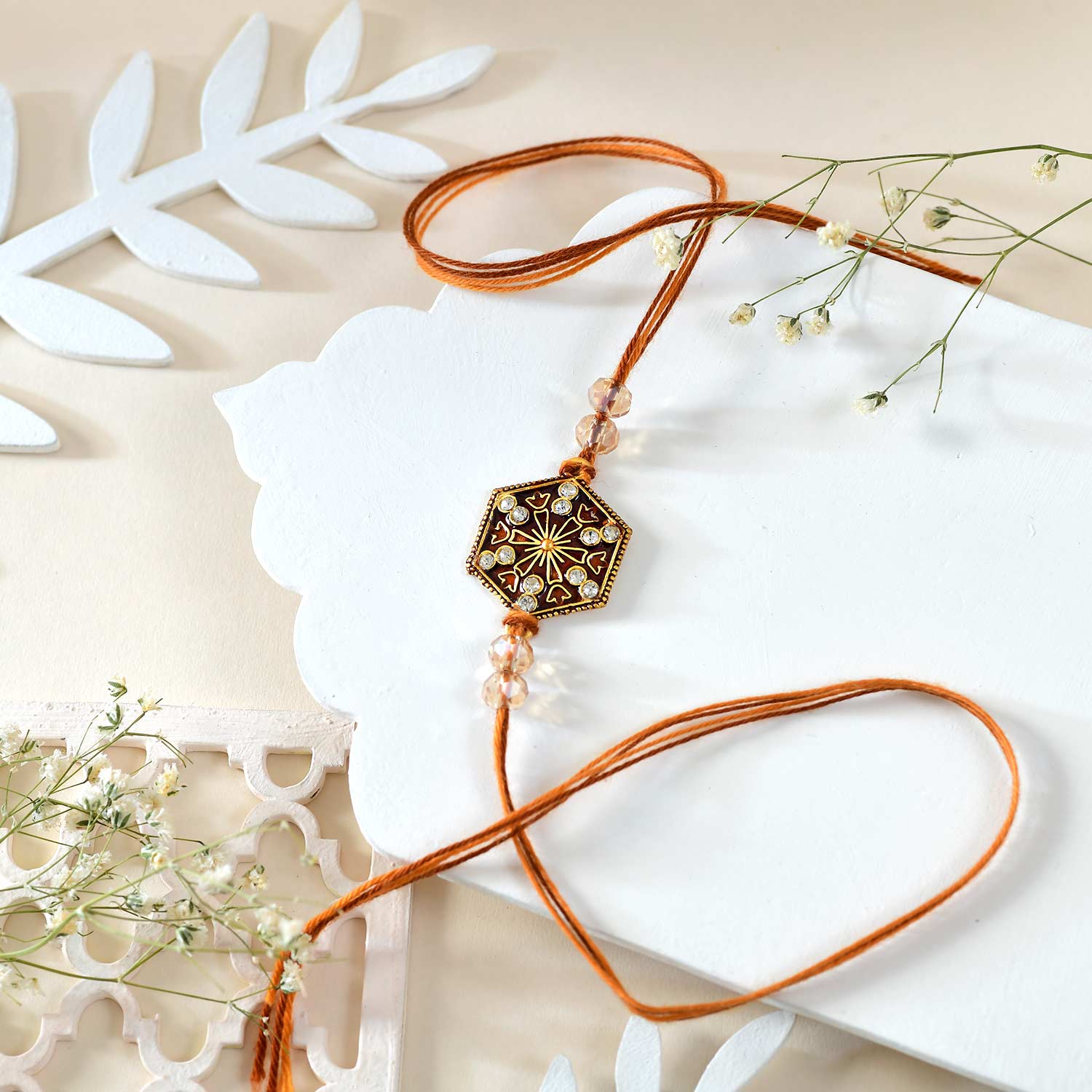 Traditional Bhaiya Bhabhi Rakhi Set