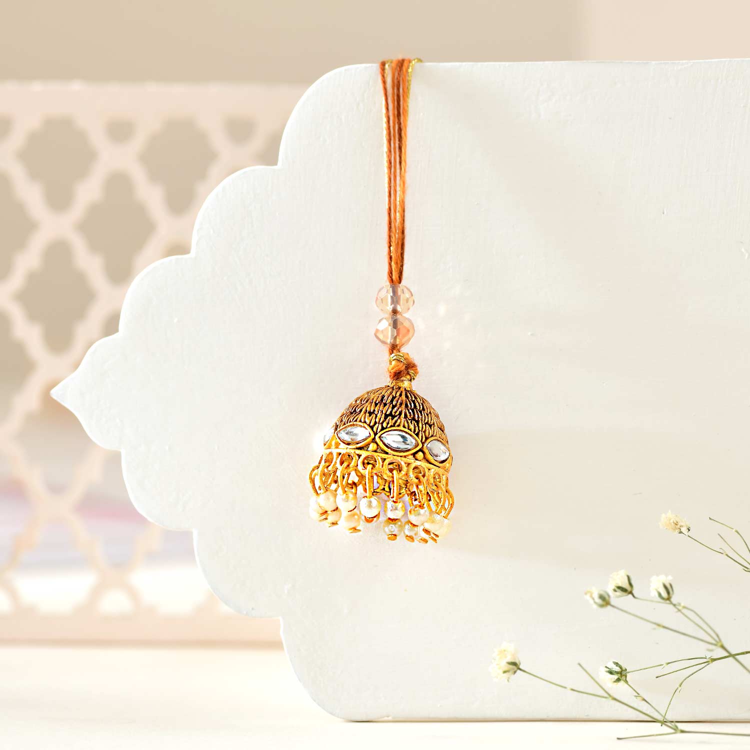 Traditional Bhaiya Bhabhi Rakhi Set