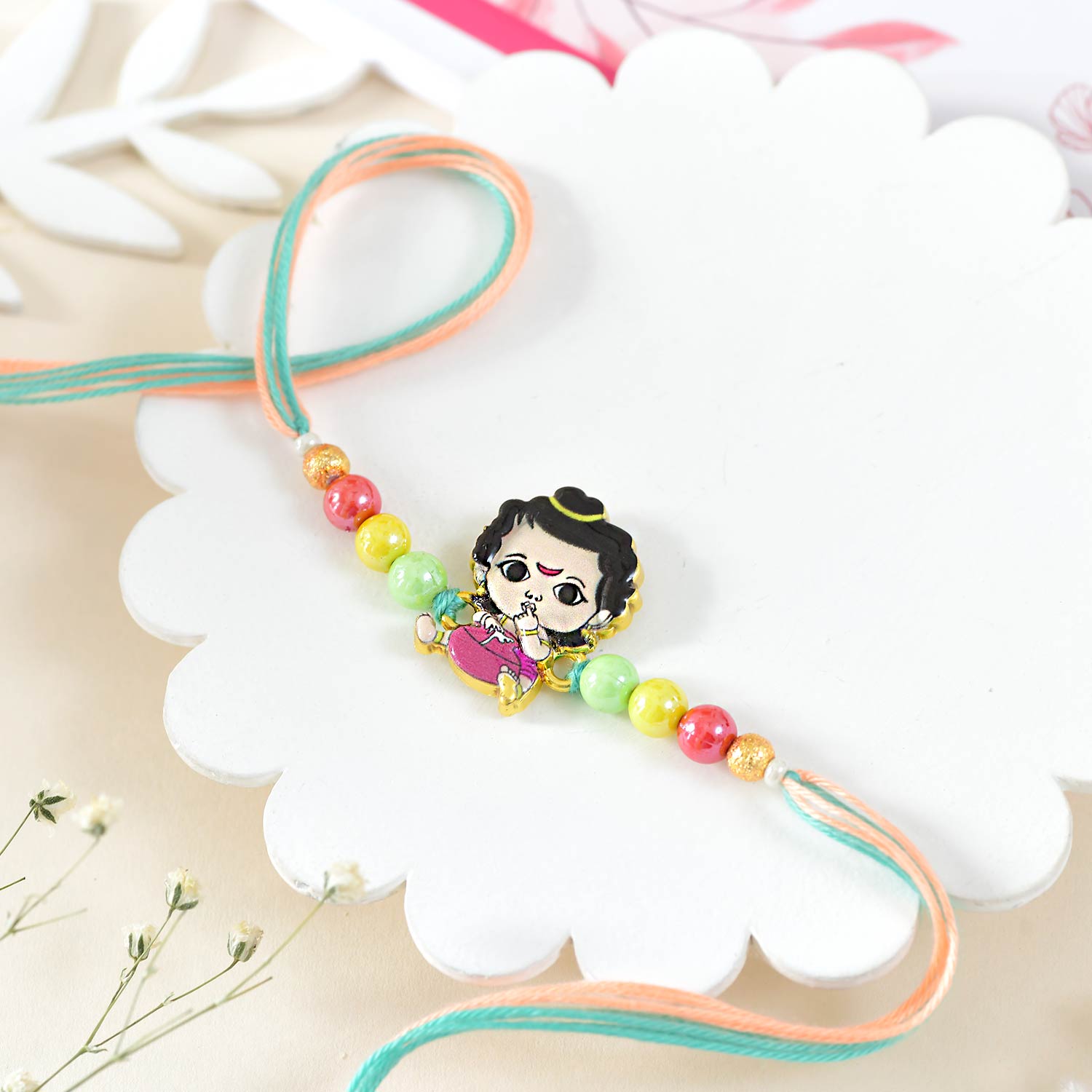 Beautiful Set Of Bhai Bhatija Rakhi