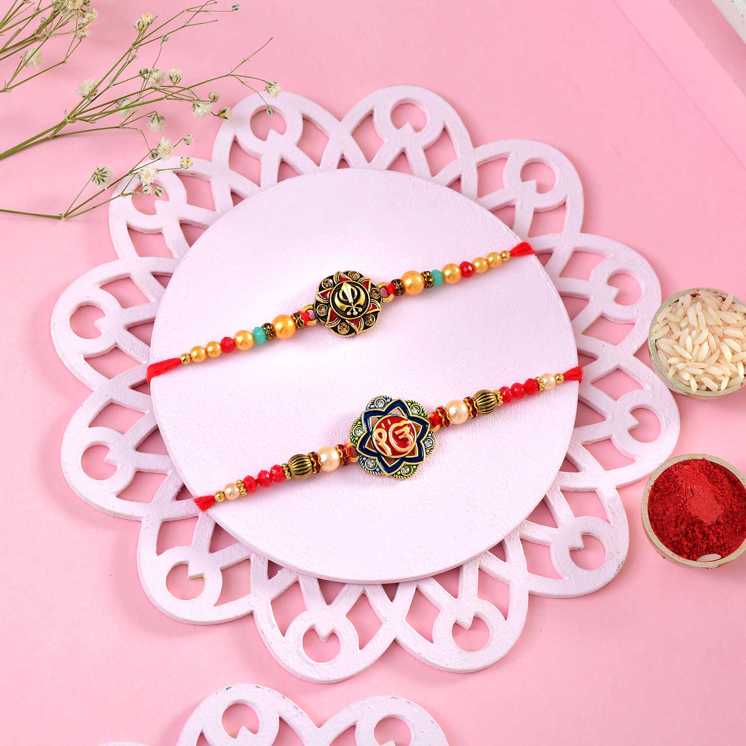 Ik Onkar and Khanda Sahib Rakhi Hamper