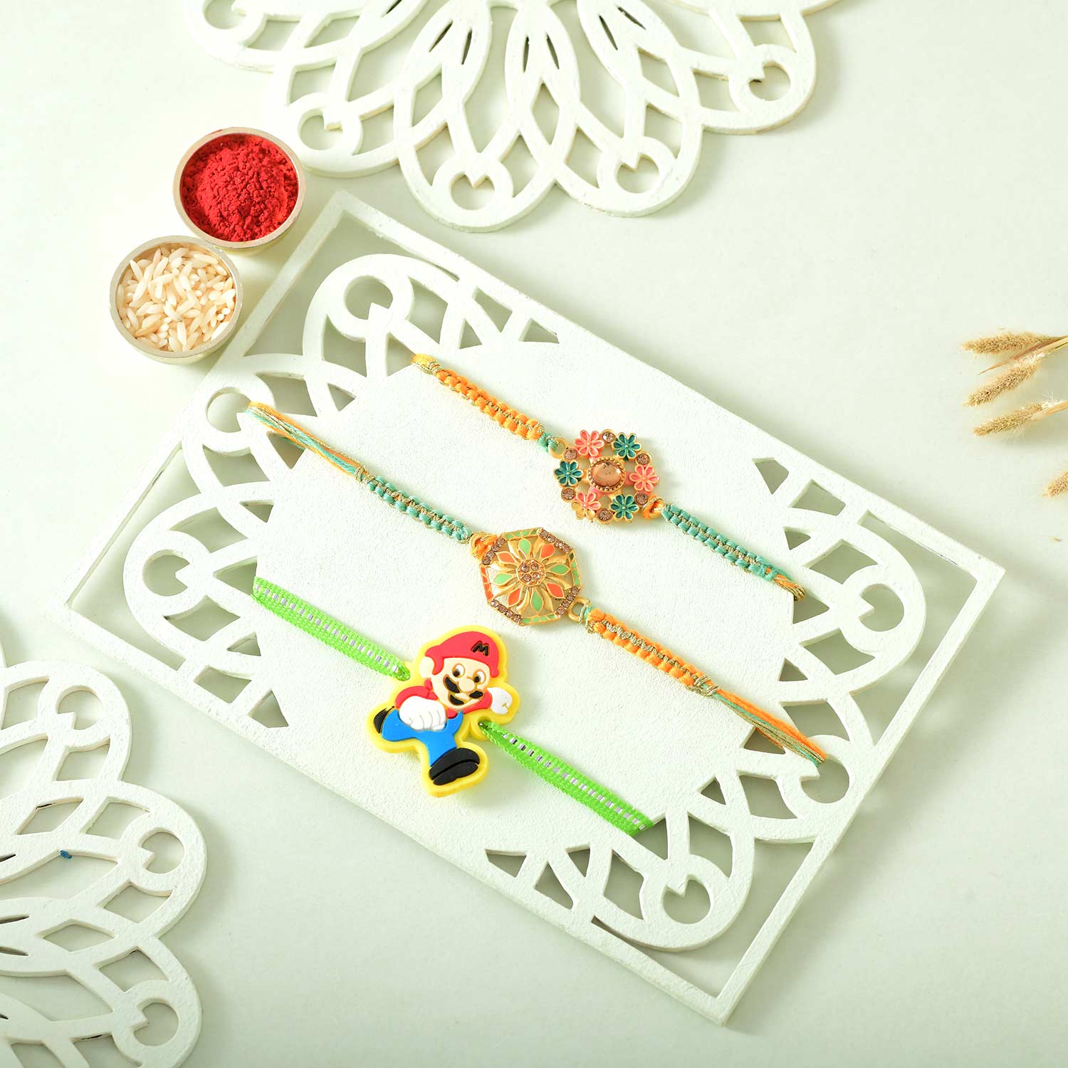 Fancy Family Rakhi Set
