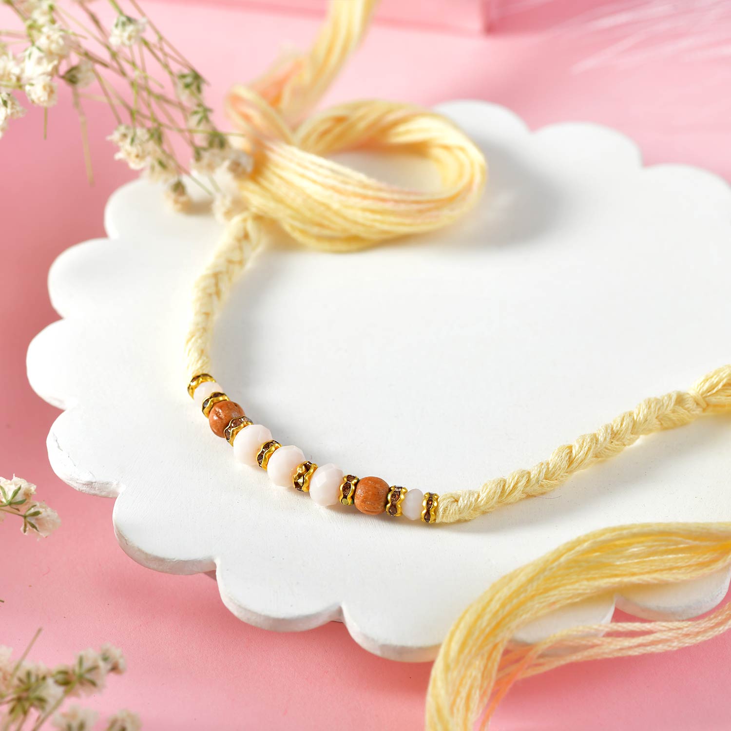 Hand Braided Colorful Rakhi Set