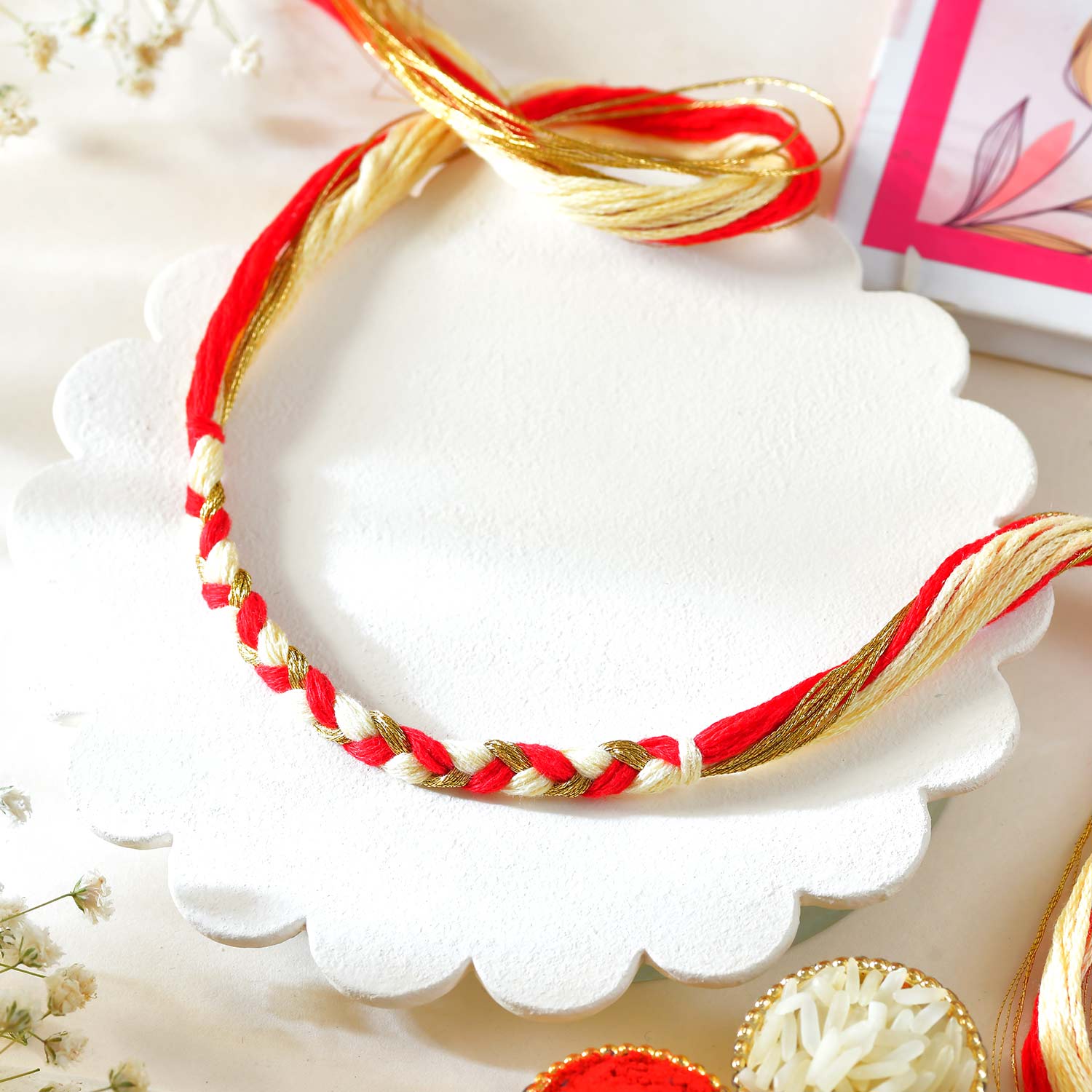 Blessings Rudraksh Rakhi Set