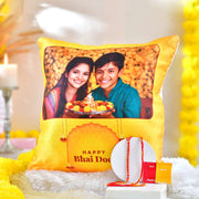 Personalized Cushion For Bhaidooj