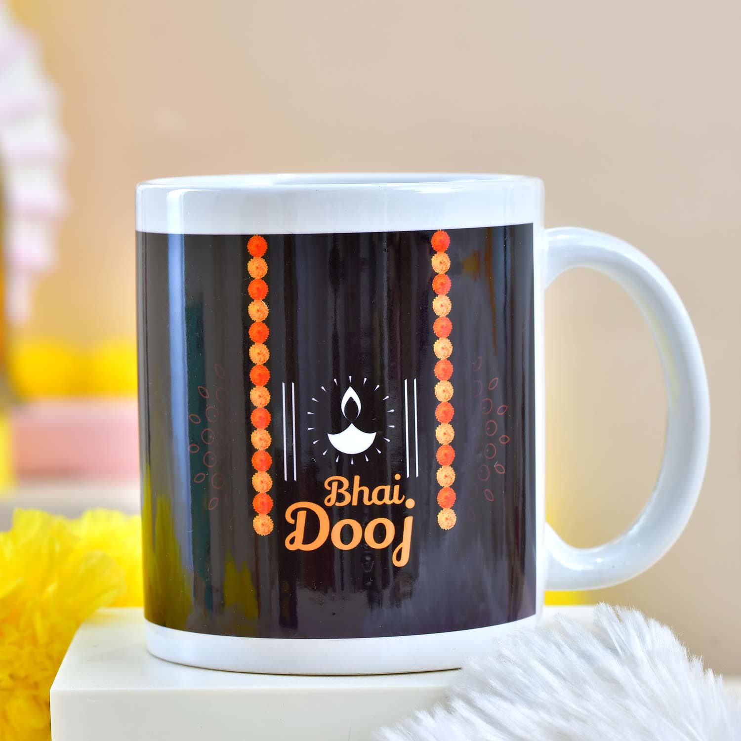 Bhaidooj Personalized Mug With Moli-Kalava Dhaga