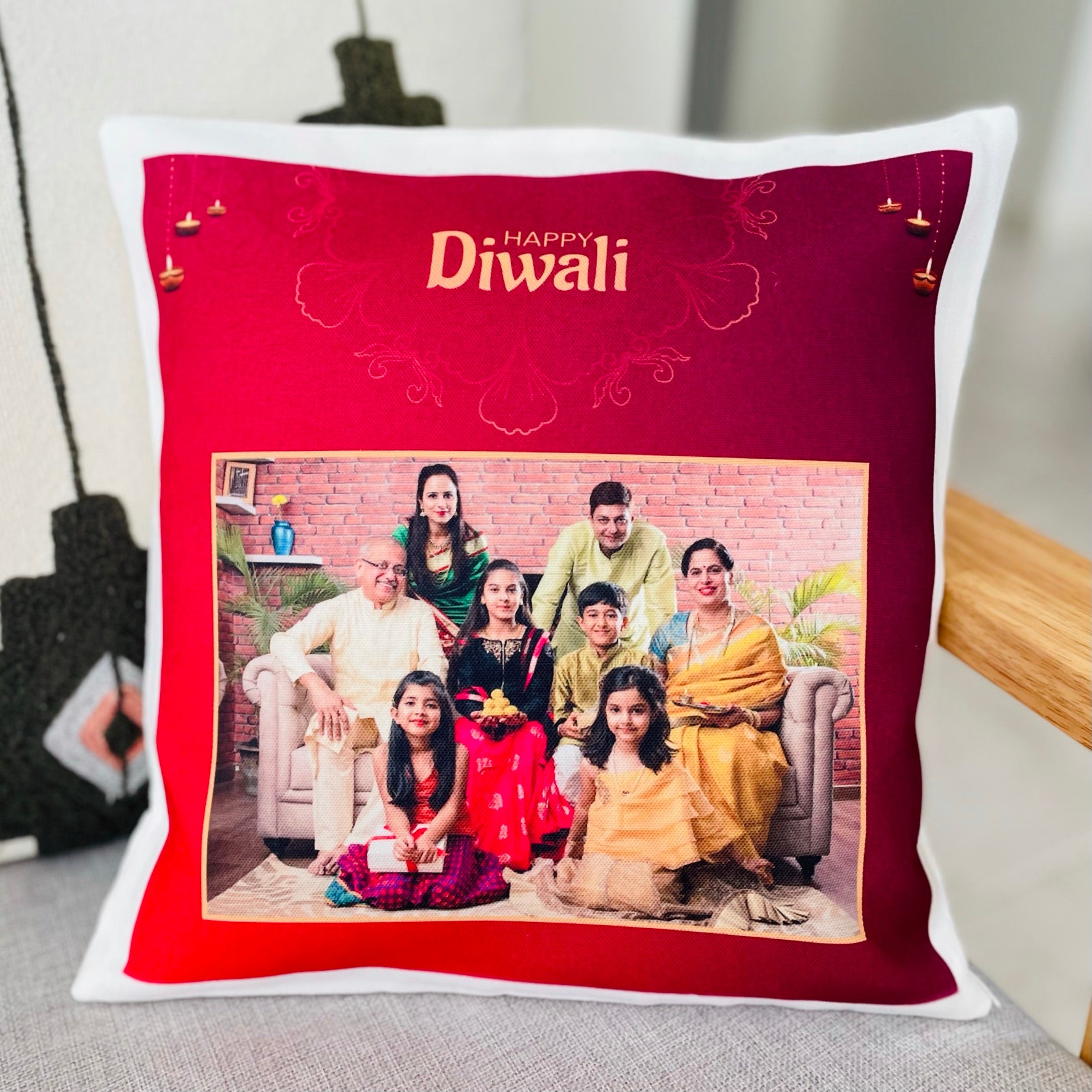 Personalized Cushion For Diwali Gifting
