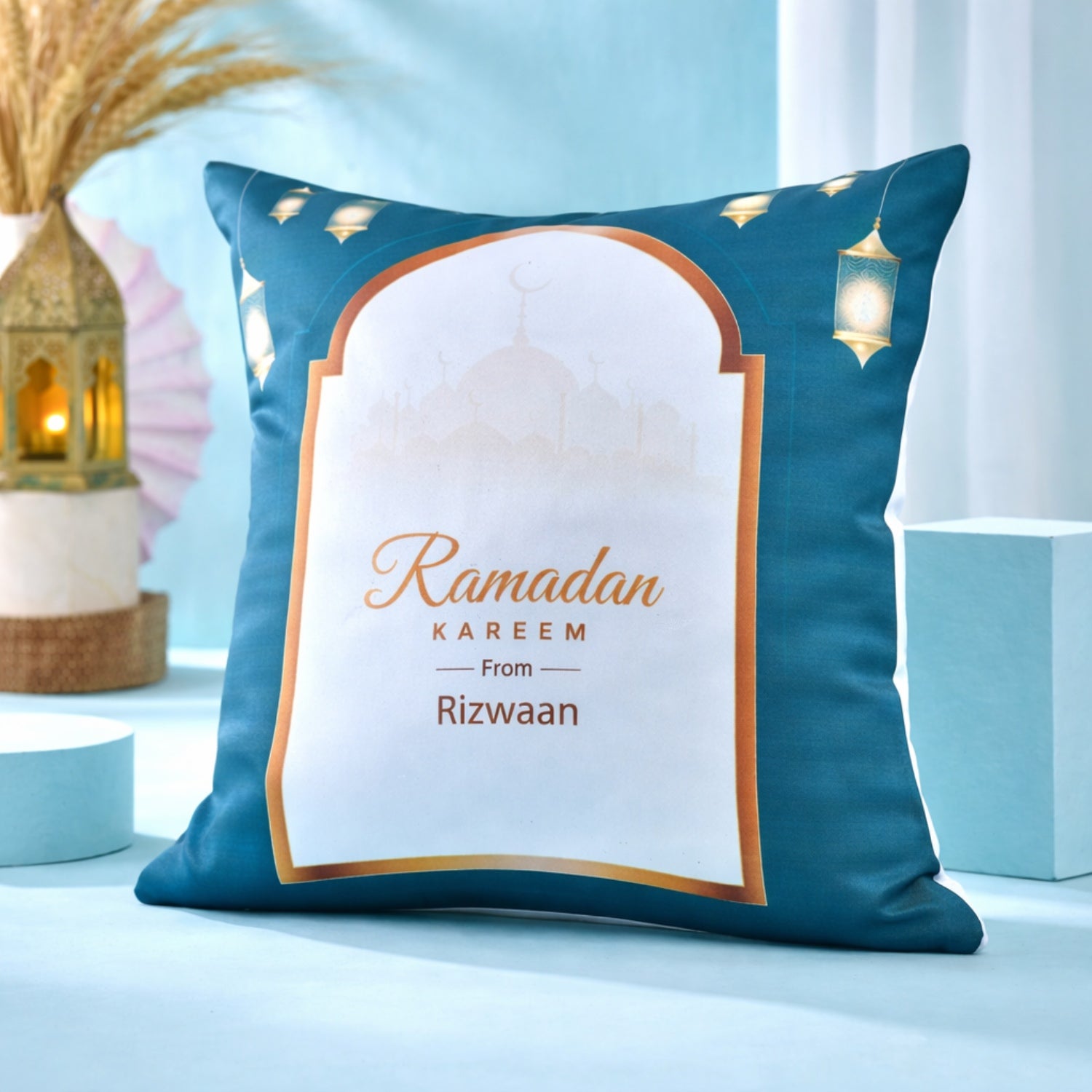 Ramadan Special Name Printed Cushion