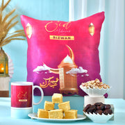 Elegant Personalized "Eid Mubarak" Hamper With Sweets & Nuts