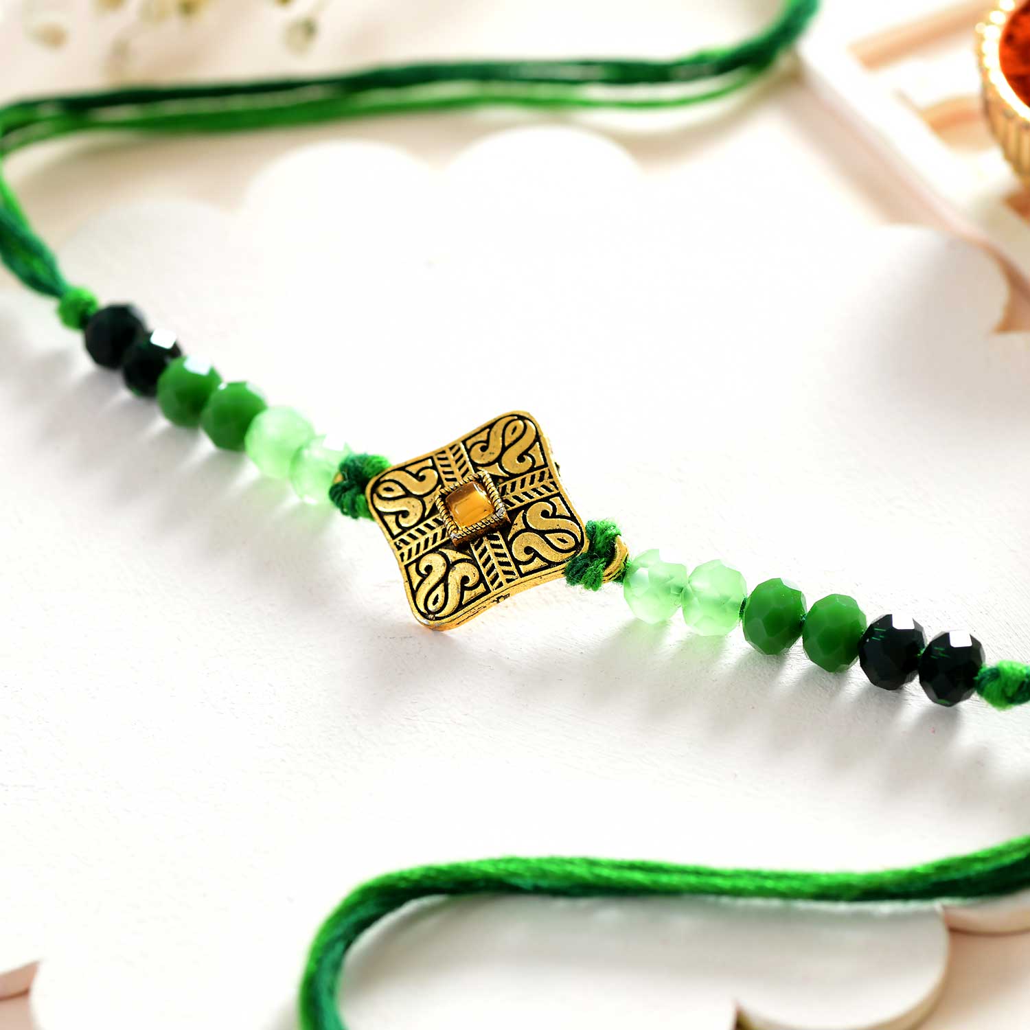 Heritage Royal Green Rakhi