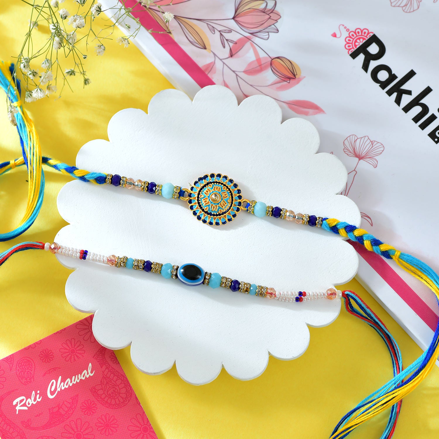 Royal Raja Rani Rakhi With Lindt Lindor Bar