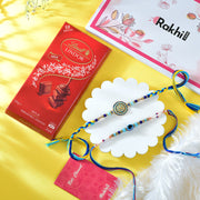 Royal Raja Rani Rakhi With Lindt Lindor Bar