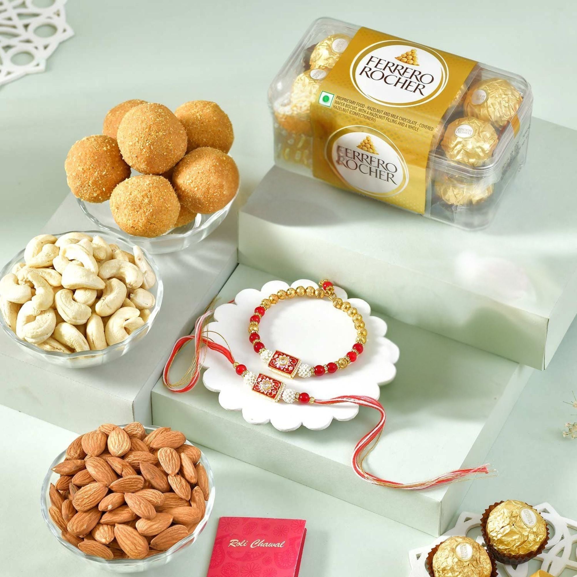 Rajwadi Bhaiya Bhabhi Rakhi Hamper