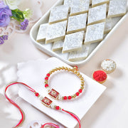 Rajwadi Bhaiya Bhabhi Rakhi With Kaju Katli
