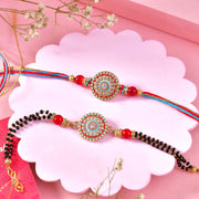 Stylish & Traditional Two Rakhi Set