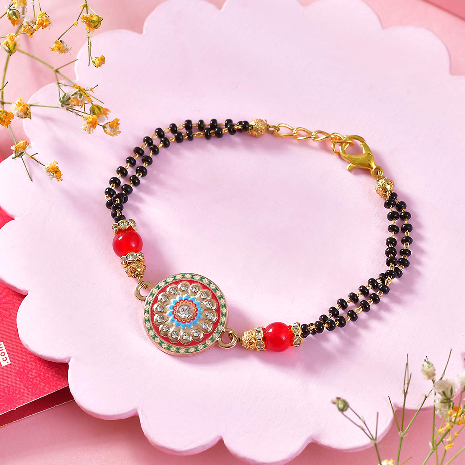 Stylish & Traditional Two Rakhi Set