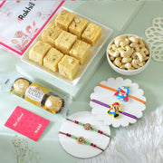 Bhaiya Bhabhi and Kids Family Rakhi Hamper