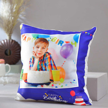 Birthday Customized Cushion With Lindt Chocolates