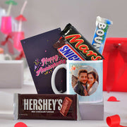 Chocolate Treat with Anniversary Photo Mug