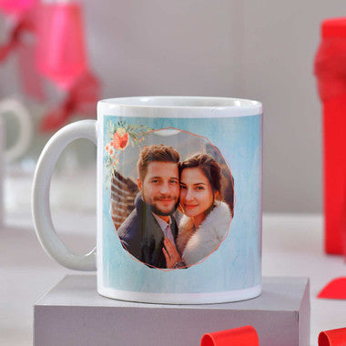 Chocolate Treat with Anniversary Photo Mug