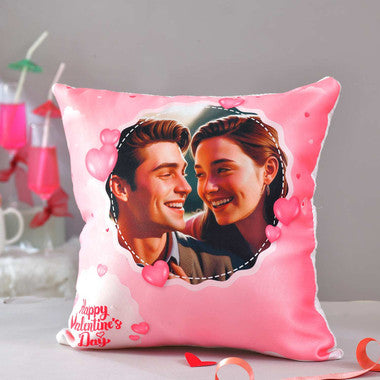 Valentine's Day Personalized Cushion & Mug