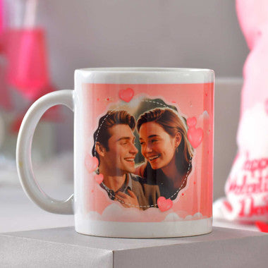 Valentine's Day Personalized Cushion & Mug