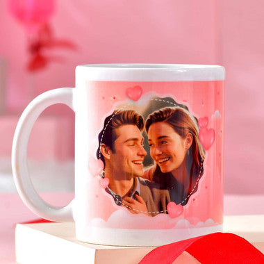 Valentine's Day Customized Cushion with Mug
